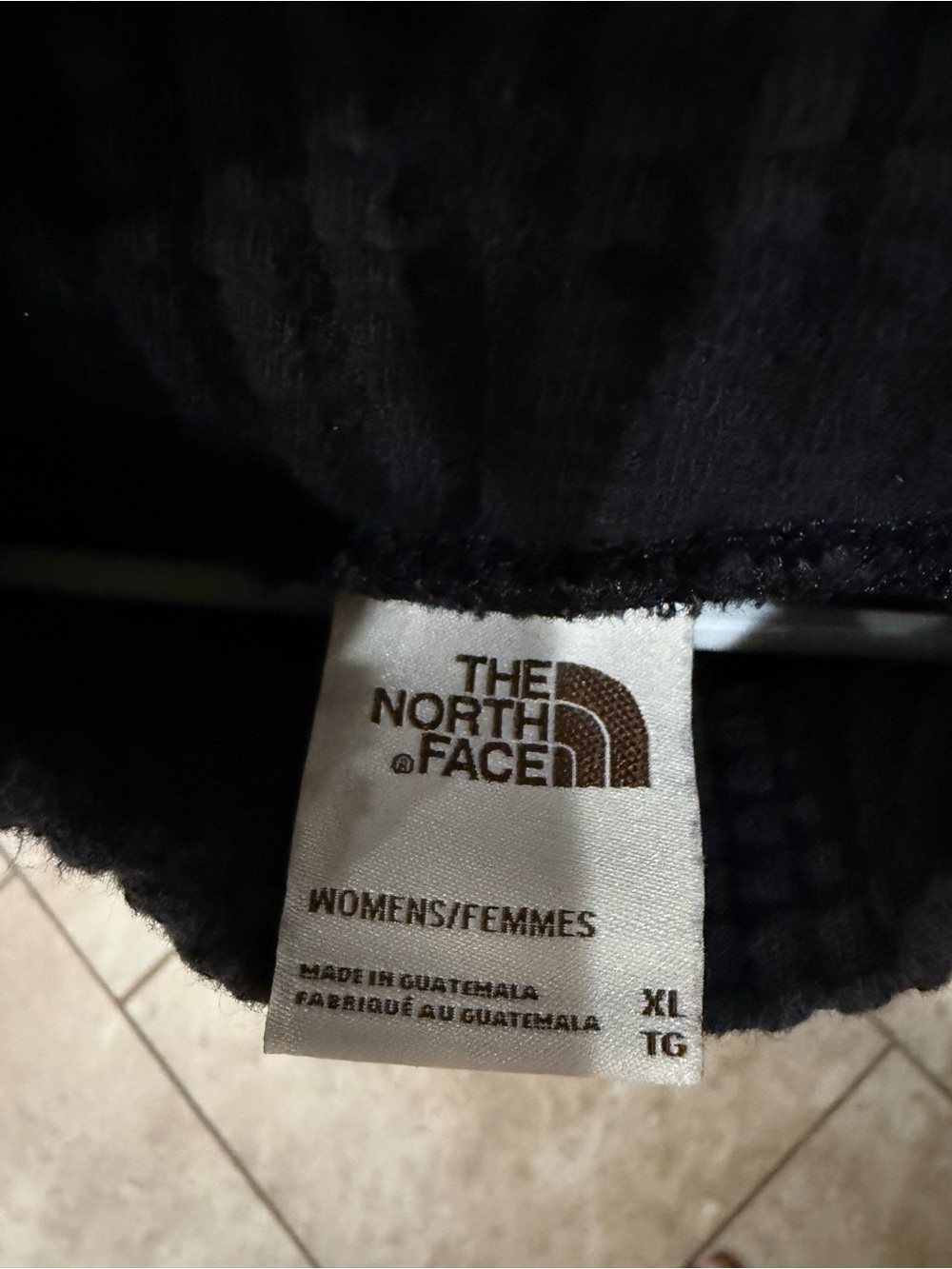 The North Face Black Waffle Knit Cozy Women's Thermal - Picture 2 of 3